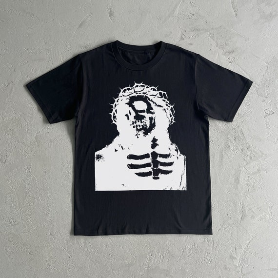 Number Nine Skull Heavy Cotton Tee Shirt - Number Nine Tshirt - Etsy