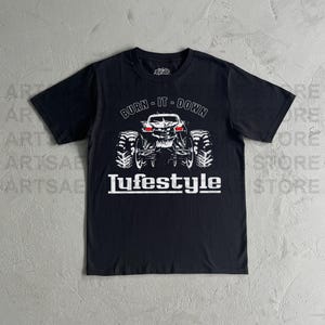 Yeat Lyfestyle Truck Heavy Cotton Tee Shirt - Year Lyfe Style Monster Truck Tshirt