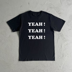 Number Nine Yeah Yeah Yeah Heavy Cotton Tee Shirt - Number Nine Tshirt