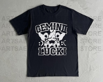 Lucki Gemini Heavy Cotton Tee Shirt - Lucki Gemini! Tshirt