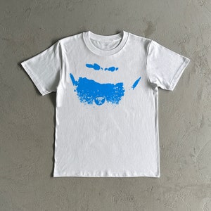Ken Carson Teen X Miami Blue Heavy Cotton Tee Shirt - Ken Carson Actual Hate Tshirt