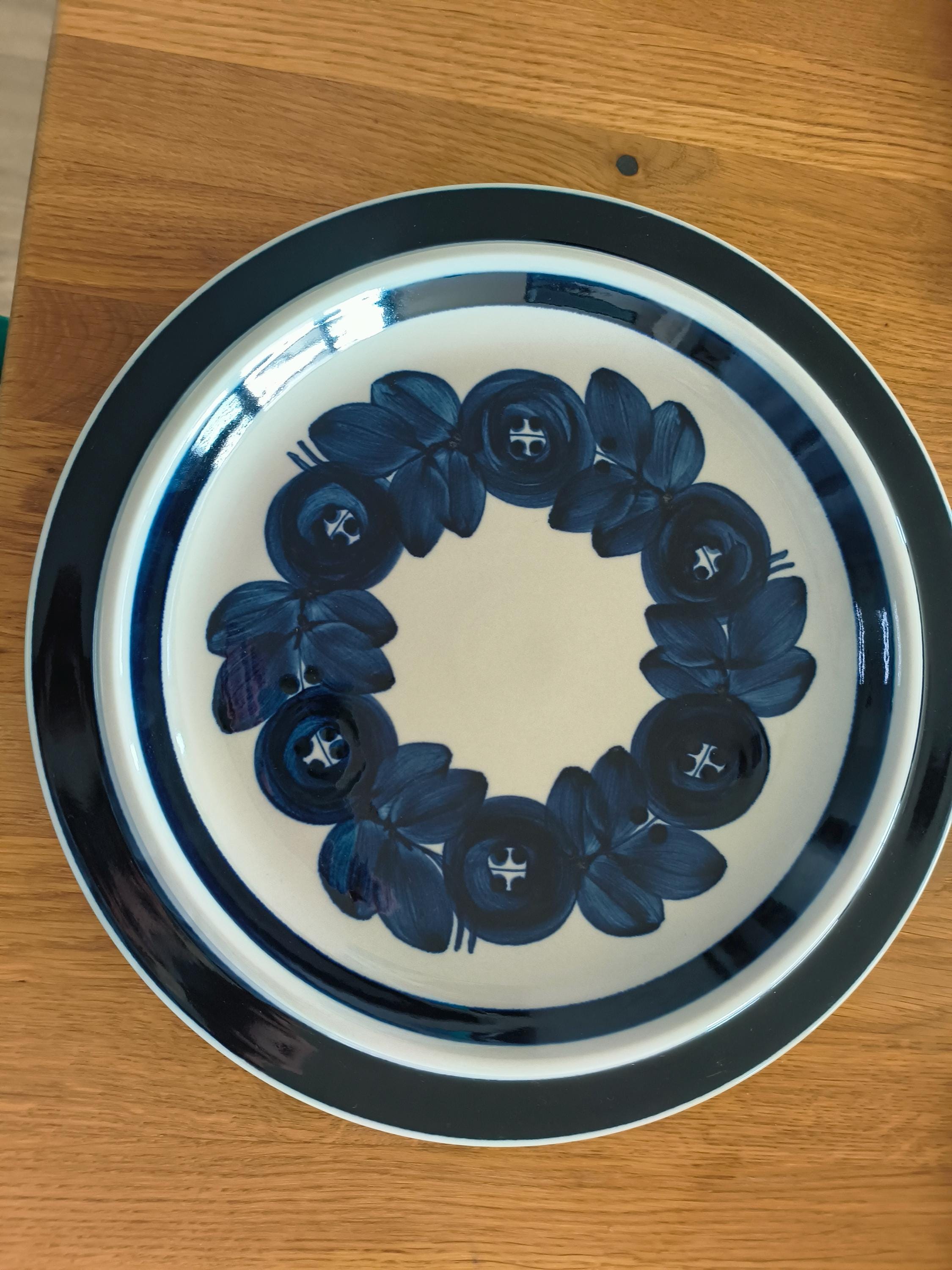 超レア】ARABIAアネモネ 絵柄付きプレート ディナープレート