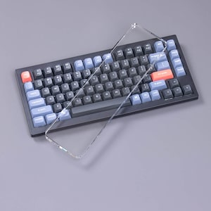 Kristall-Handgelenkauflage, transparente Tastatur-Handballenstütze, komfortables Schreibtischzubehör, Geschenk für Gamer und Programmierer