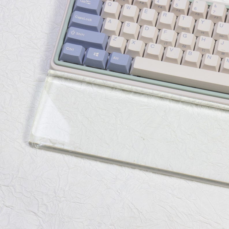 Synthetic Crystal Wrist Rest Clear Wrist Rest Frosted Keyboard Etsy