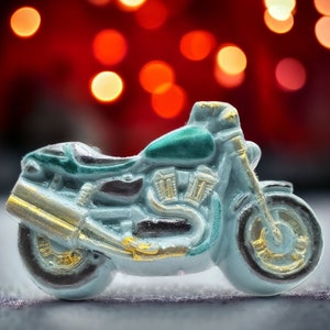 Set of 2-Motorcycle Soap, Gift for Him, Motorcycle Lovers, Motorcycle Rider, Father&#39;s Day, Men Birthday, Stocking Stuffer, Party Favor, Kids