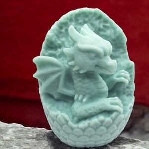 Large Size Broken Eggshell Dragon 3D Soap, Birthday, Christmas, Halloween, Stocking Stuffer, Dragon Lovers, Party Favor