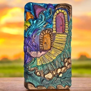 Doors in Fairy Garden Soap with 3D Details, Fairy Lovers, Birthday, Small Gift for Her, Mother&#39;s Day, Stocking Stuffer