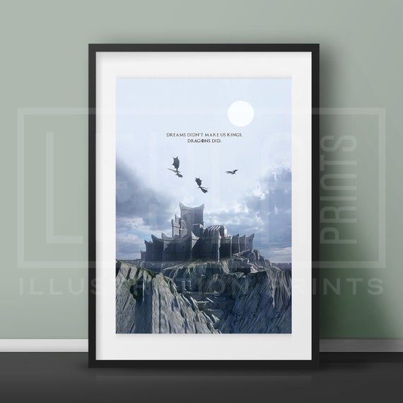 Dragonstone: Game of Thrones Print Game of Thrones Gifts 