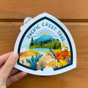 PCT Pacific Crest Trail - Thru Hiking - Vinyl Sticker