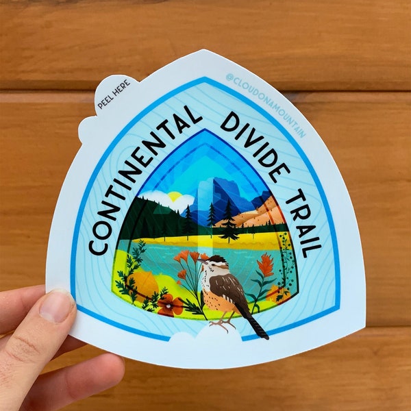 CDT Continental Divide Trail - Thru Hiking - Vinyl Sticker