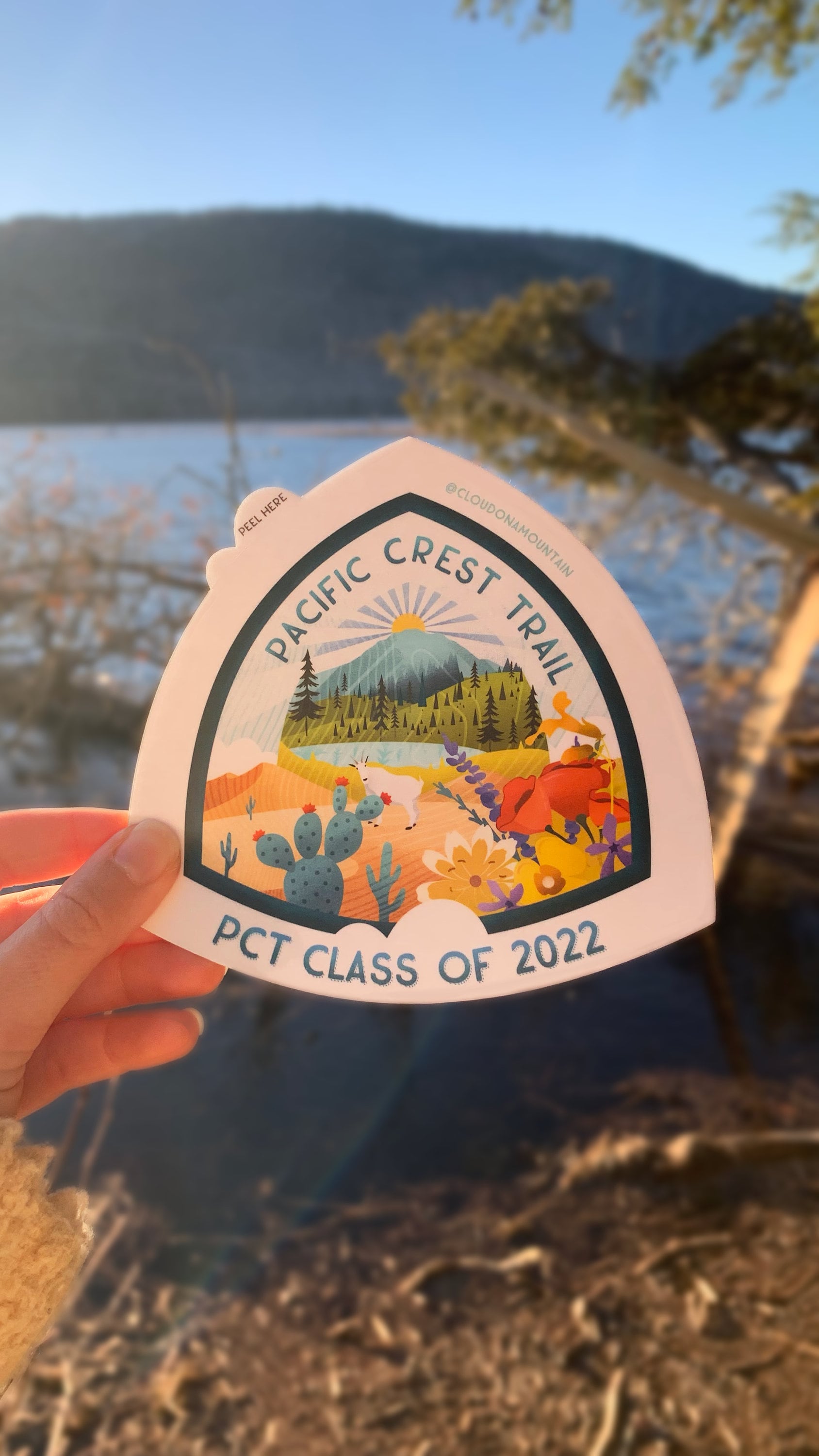 Pct Sticker PCT Pacific Crest Trail - Thru Hiking - Vinyl Sticker - Etsy