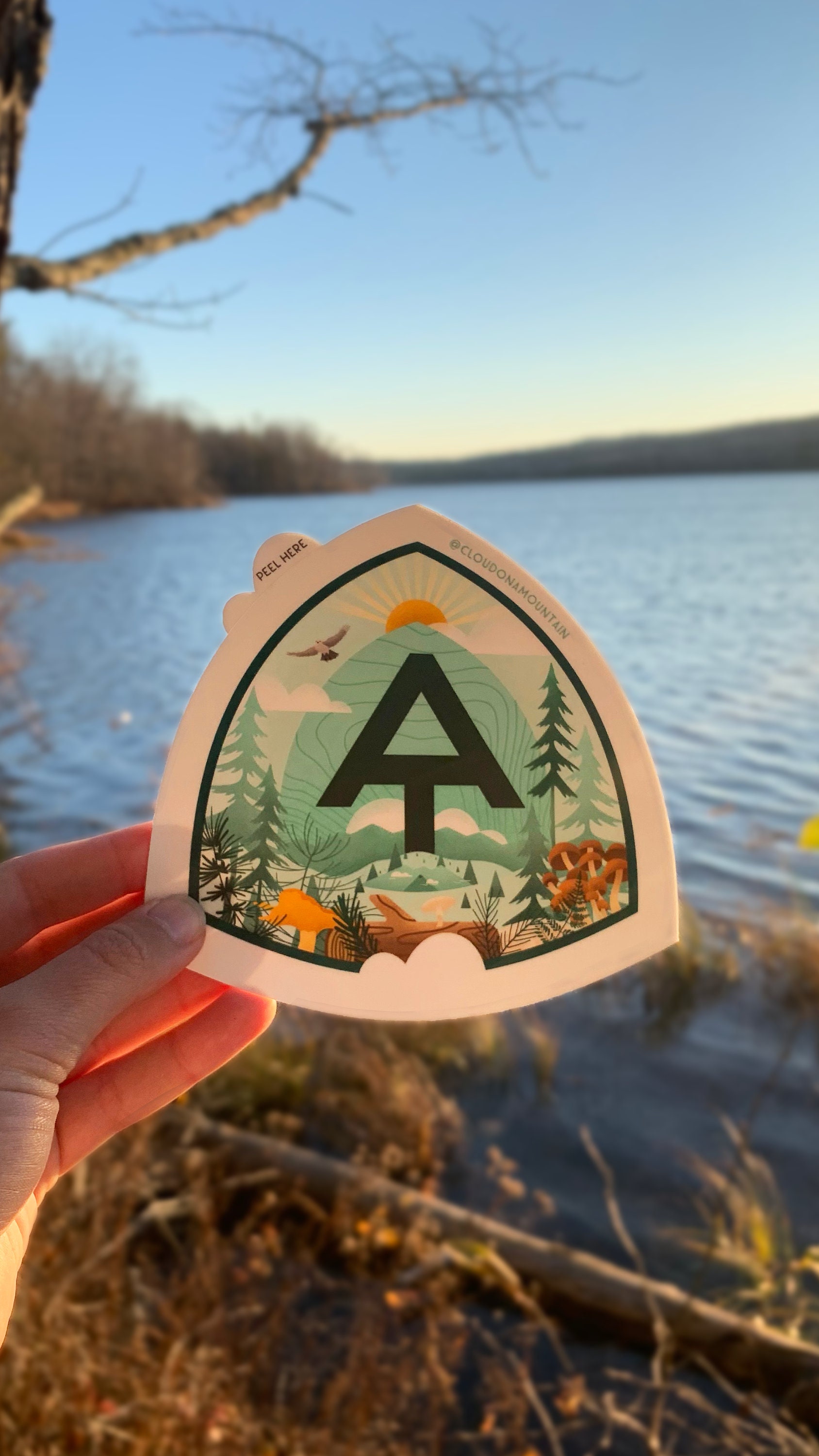 Trl Sticker AT Appalachian Trail Thru Hiking Vinyl Sticker - Etsy