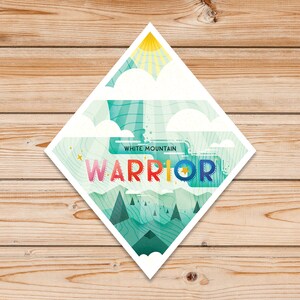 New Hampshire White Mountain Warrior - Vinyl Sticker