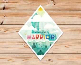 New Hampshire White Mountain Warrior - Vinyl Sticker