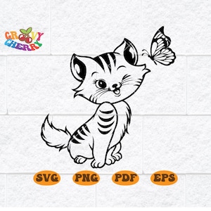 Cute Cat SVG, Curious Kitten Clipart, Cat Clipart, Peeking face animal vector, Cute Cat Shirt Design Svg Cut Files for Cricut Png Dxf Eps Ai