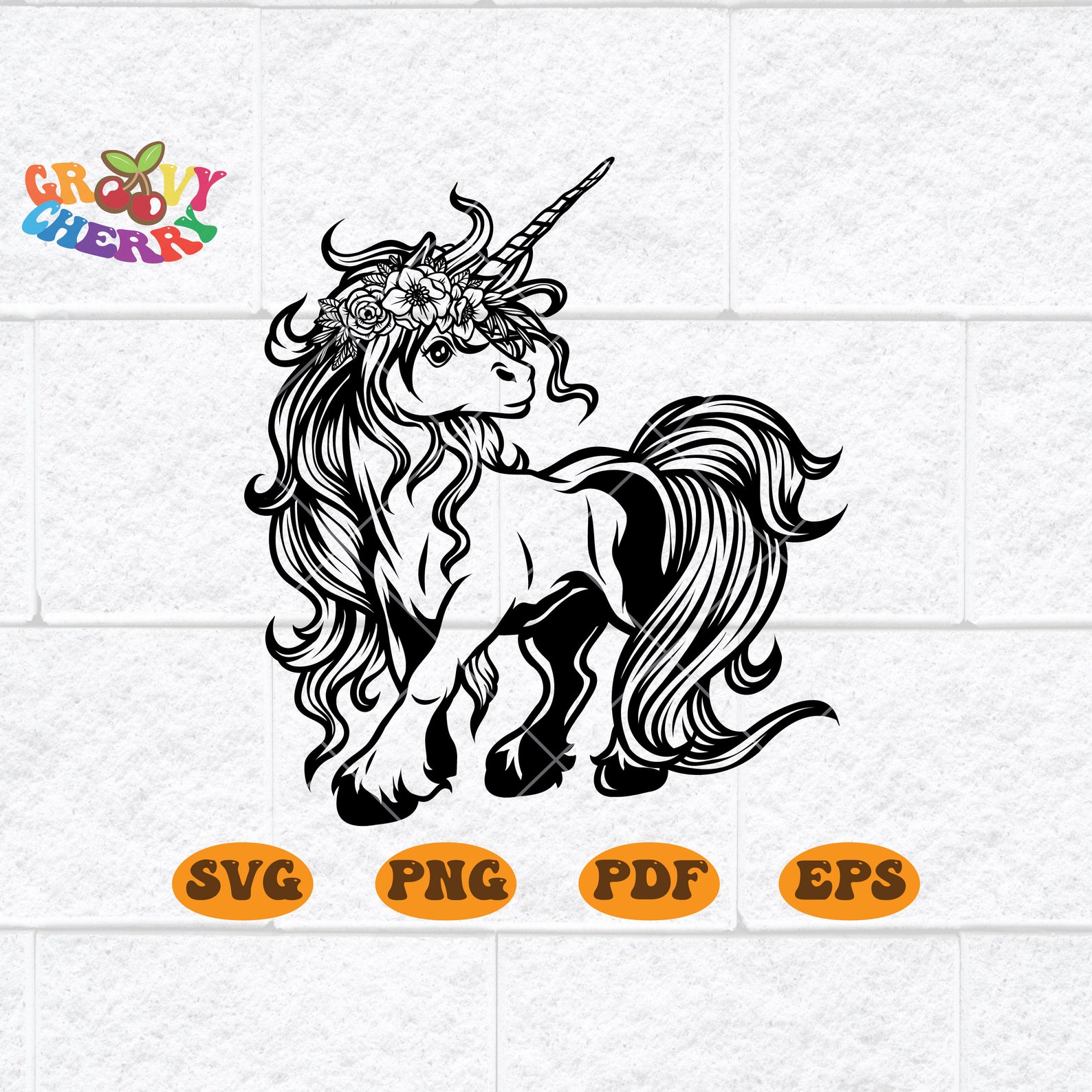 Unicorn Flower Crown SVG File Flower Unicorn Floral Unicorn - Etsy UK