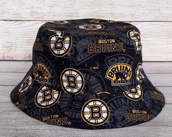 Adult or Child Bucket Hat - Boston Bruins Hockey Sports Team Hat, Reversible  Cotton Hat, Hockey Fan, Hockey Gift for Him, Unisex, One Size