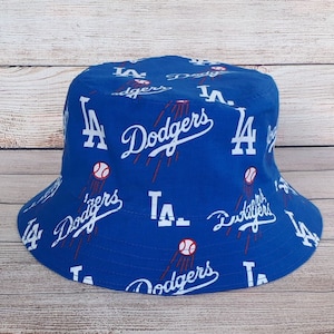 Adult Bucket Hat - LA Dodgers Hat, MLB, Los Angeles Dodgers, Baseball Hat, Baseball Gift, Baseball Fan, Gift for Him, Unisex, One Size Hat