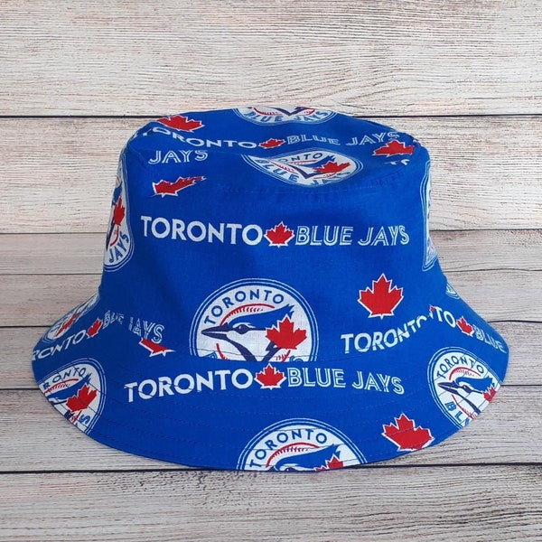 Adult Bucket Hat - Toronto Blue Jays, MLB, Baseball Hat, Baseball Fan Hat, Baseball Gift, Blue Jays, Gift for Him, Childs Hat, Unisex,