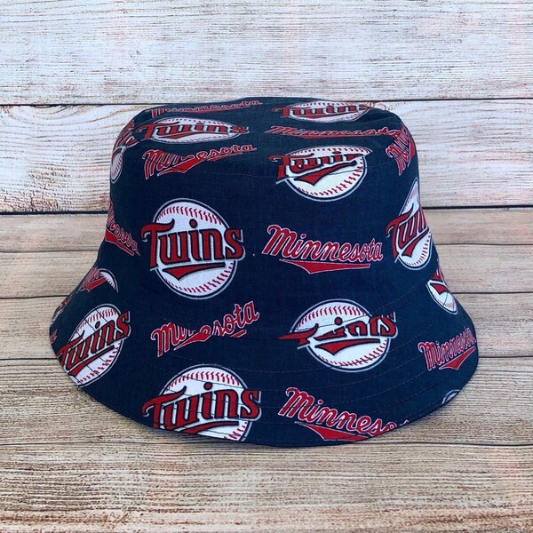 Adult Bucket Hat - Minnesota Twins, MLB, Baseball Hat, Baseball Fan Hat, Baseball Gift, Gift for Him, Birthday Gift, Unisex, One Size