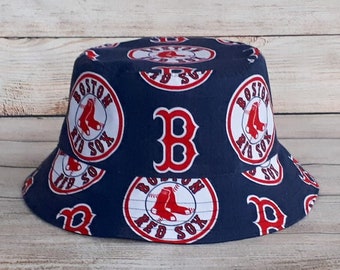 Adult Bucket Hat - Boston Red Sox, MLB, Cotton Hat, Baseball Gift, Baseball Hat, Gift for Baseball Fan, Birthday Gift, Unisex, One size Hat
