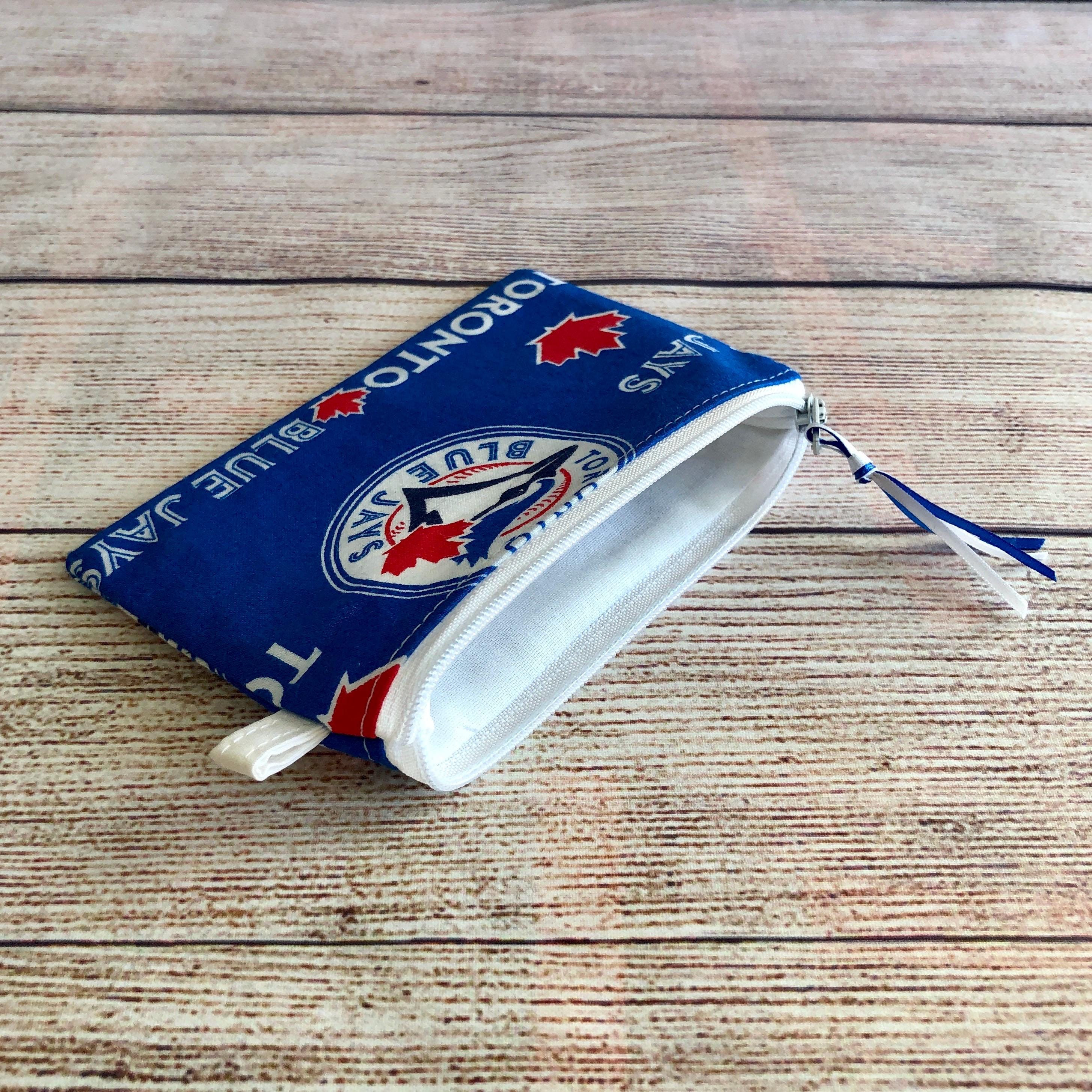Toronto Blue Jays Baseball Team Handmade Reusable Zipper Coin 