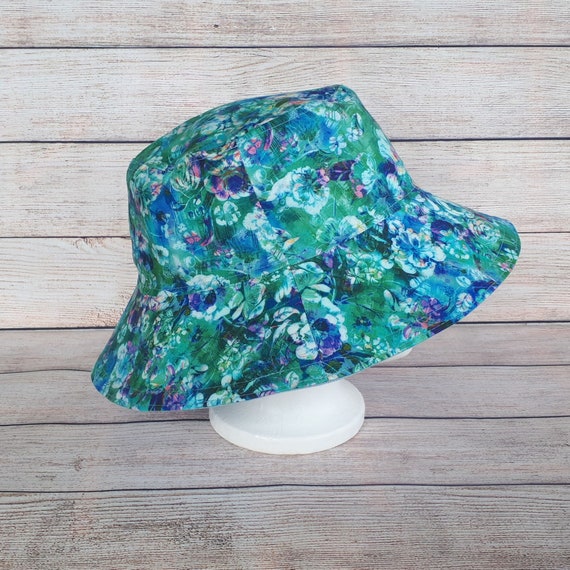 Sun Hat 3 Brim, Adult Bucket Hat, Reversible Hat, Beach Hat, Gardening Hat,  Sun Visor, Boho Hat, Ladies Hat, Pretty Hat, Summer Hat 