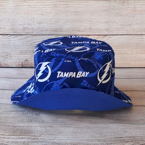 Adult Bucket Hat Tampa Bay Lightning, NHL, Cotton Hat, Hockey Hat