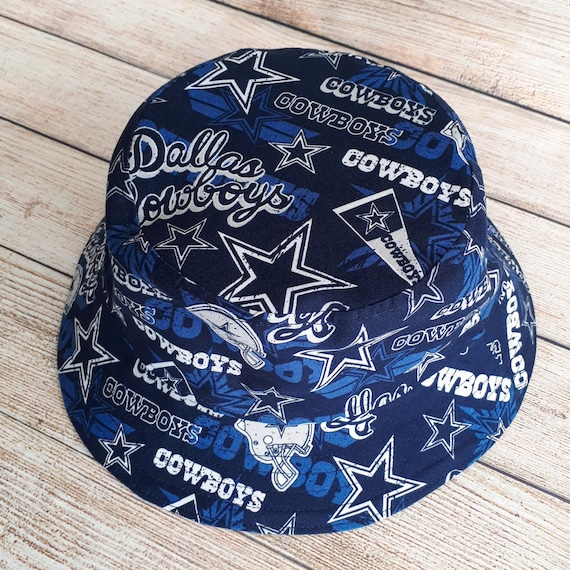 dallas cowboys bucket hat blue