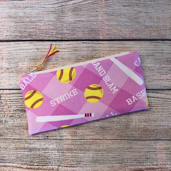 Softball Pouch Etsy