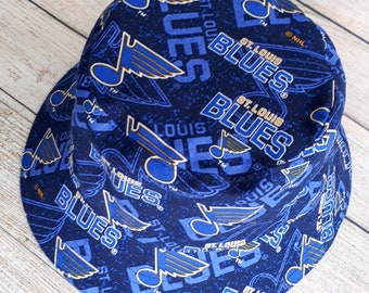 Adult Bucket Hat - St. Louis Blues, NHL, Reversible Cotton Hat, Hockey Fan,  Hockey Gift, NHL Apparel, Birthday Gift, Unisex, One Size Hat