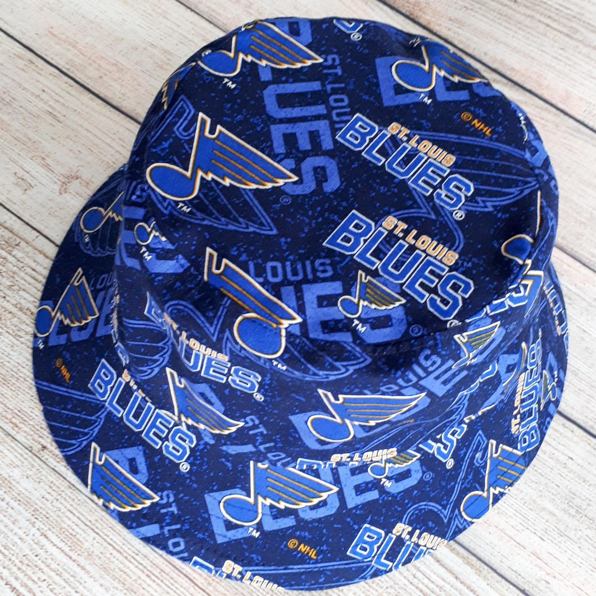 St Louis Blues Hat Baseball Cap Fitted NHL Hockey Men Adult Large XL Reebok