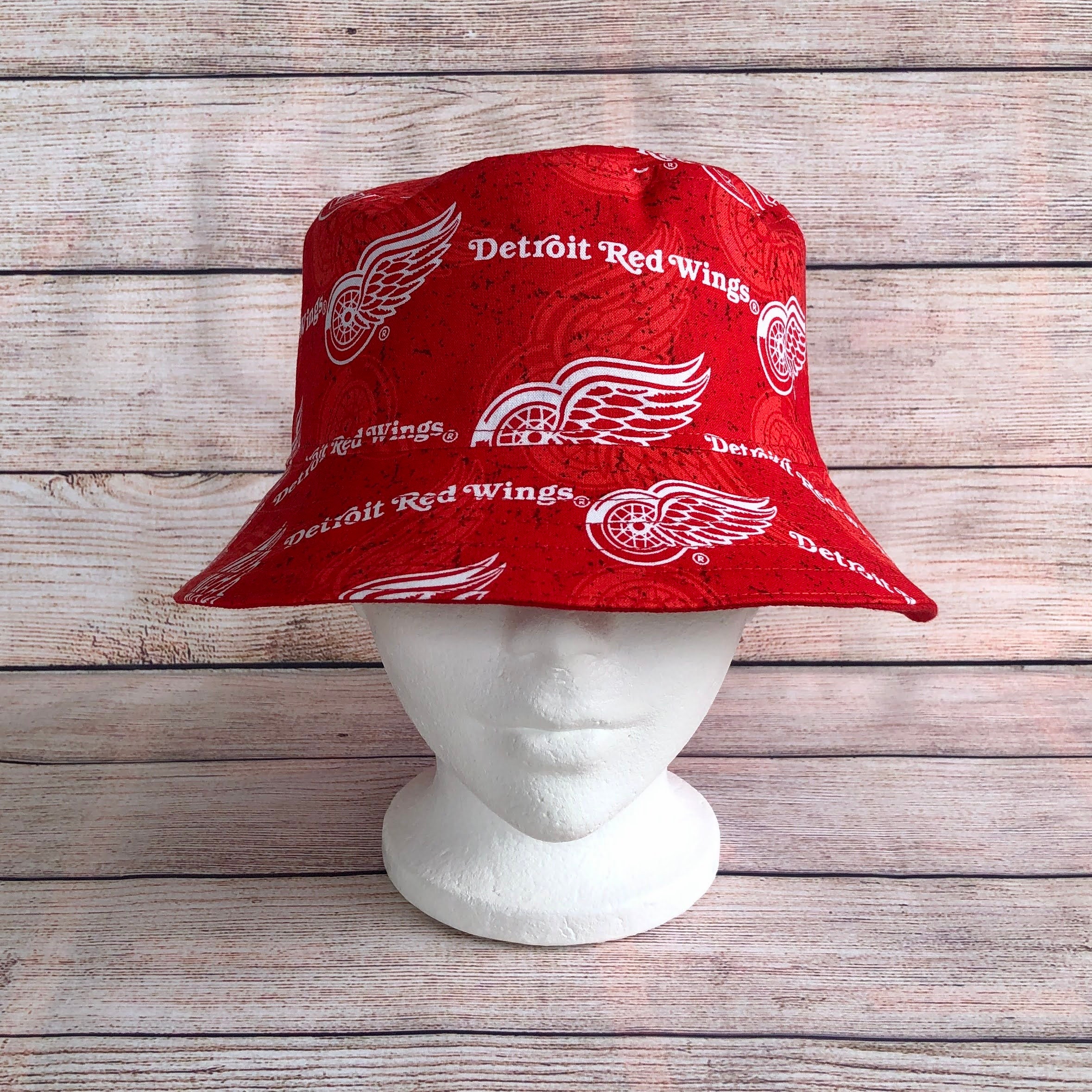 Hockey Sockey Detroit Red Wings Reversible Trapper Hat - Adult