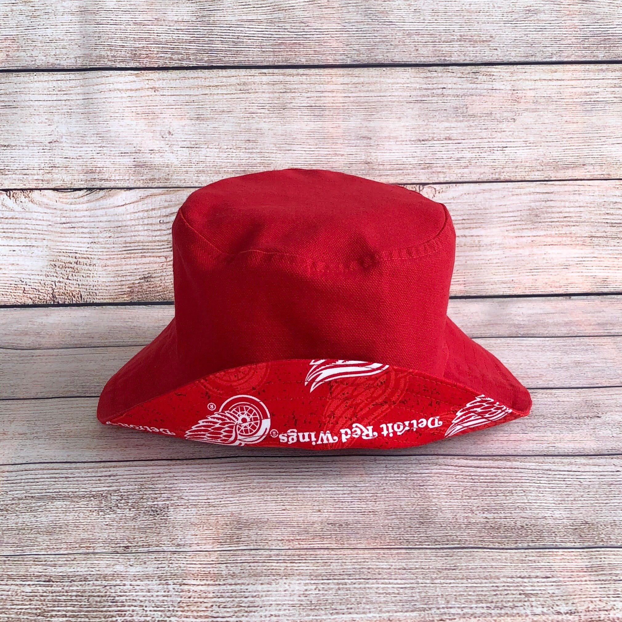 Hockey Sockey Detroit Red Wings Reversible Trapper Hat - Adult