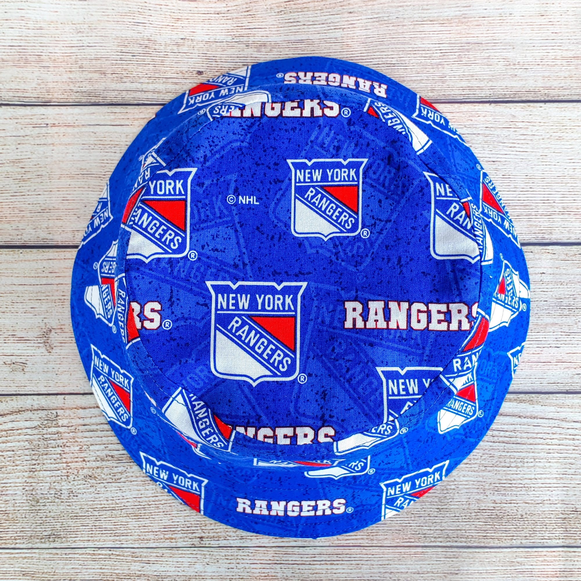 Adult Bucket Hat New York Rangers Sports Team Reversible 