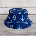 Adult Bucket Hat - Seattle Kraken, NHL, Hockey Hat, Hockey Gift, Hockey Fan, Sports Fan, Gift for Him, Adult Hat, Unisex, One Size Hat