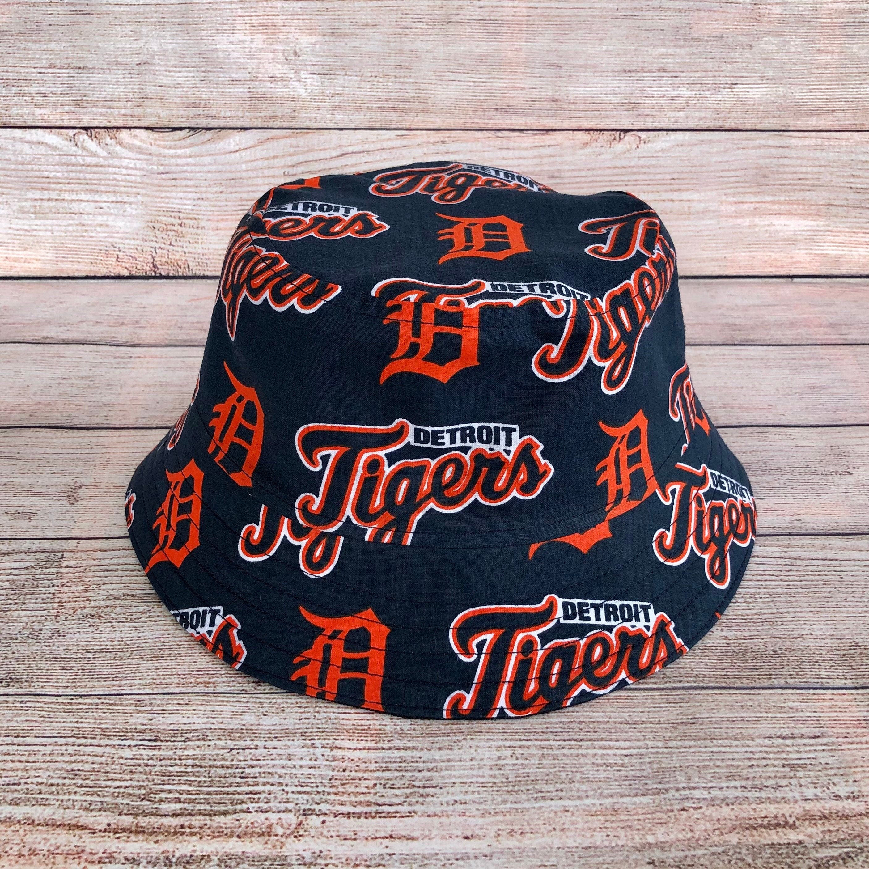 Adult Bucket Hat - Detroit Tigers, MLB Sports Team, Baseball Bucket Hat, Baseball Fan Hat, Baseball Gift, Gift for Him, Unisex, One Size Hat