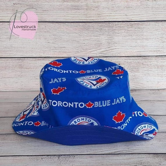 Adult Bucket Hat - Toronto Blue Jays, MLB, Baseball Hat, Baseball Fan Hat, Baseball Gift, Blue Jays, Gift for Him, Adult Hat, Unisex