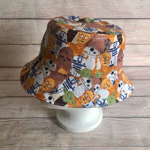 Bucket Hat for Child, Kids Cotton Sun Hat, Reversible Beach Wear, Birthday Gift for Boy, Custom Made Hat for Toddler, Childrens Summer Hat