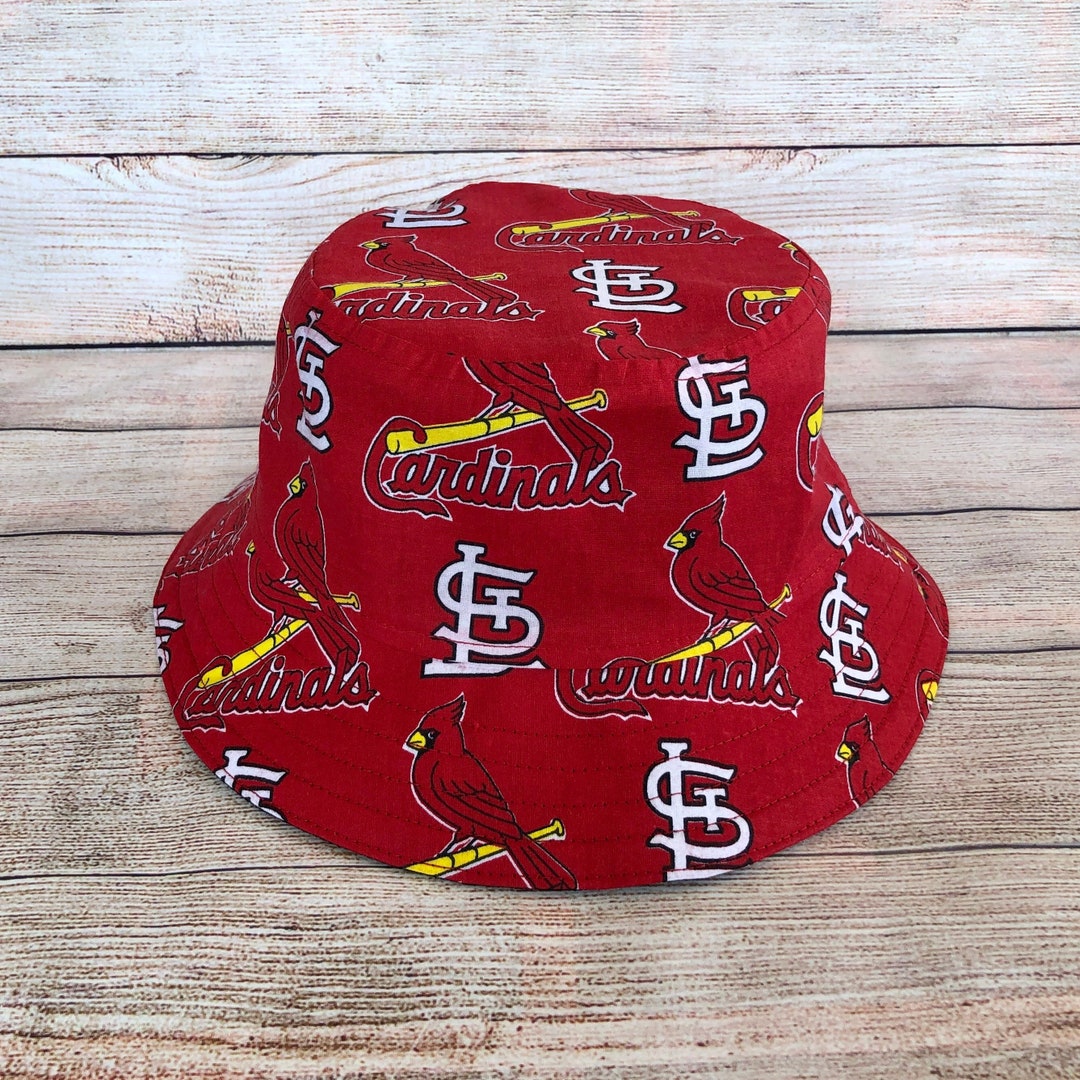 Adult Bucket Hat St. Louis Cardinals MLB Baseball Team Handmade Reversible Unisex Gift for Him Father s Day Gift Game Day One Size Etsy