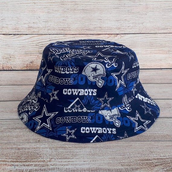 dallas cowboys bucket hat blue
