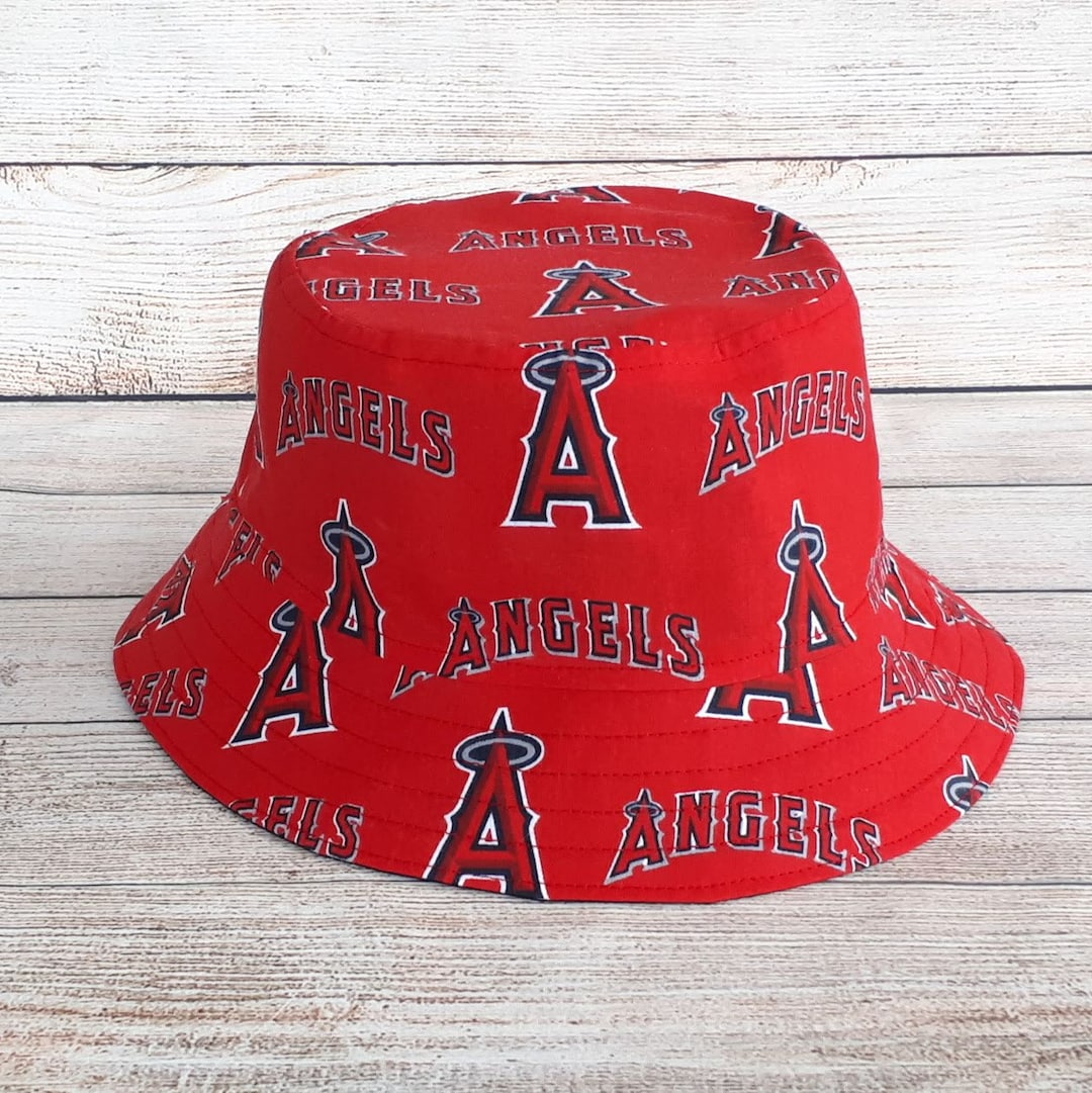 Adult Bucket Hat Los Angeles Angels MLB Sports Team Etsy