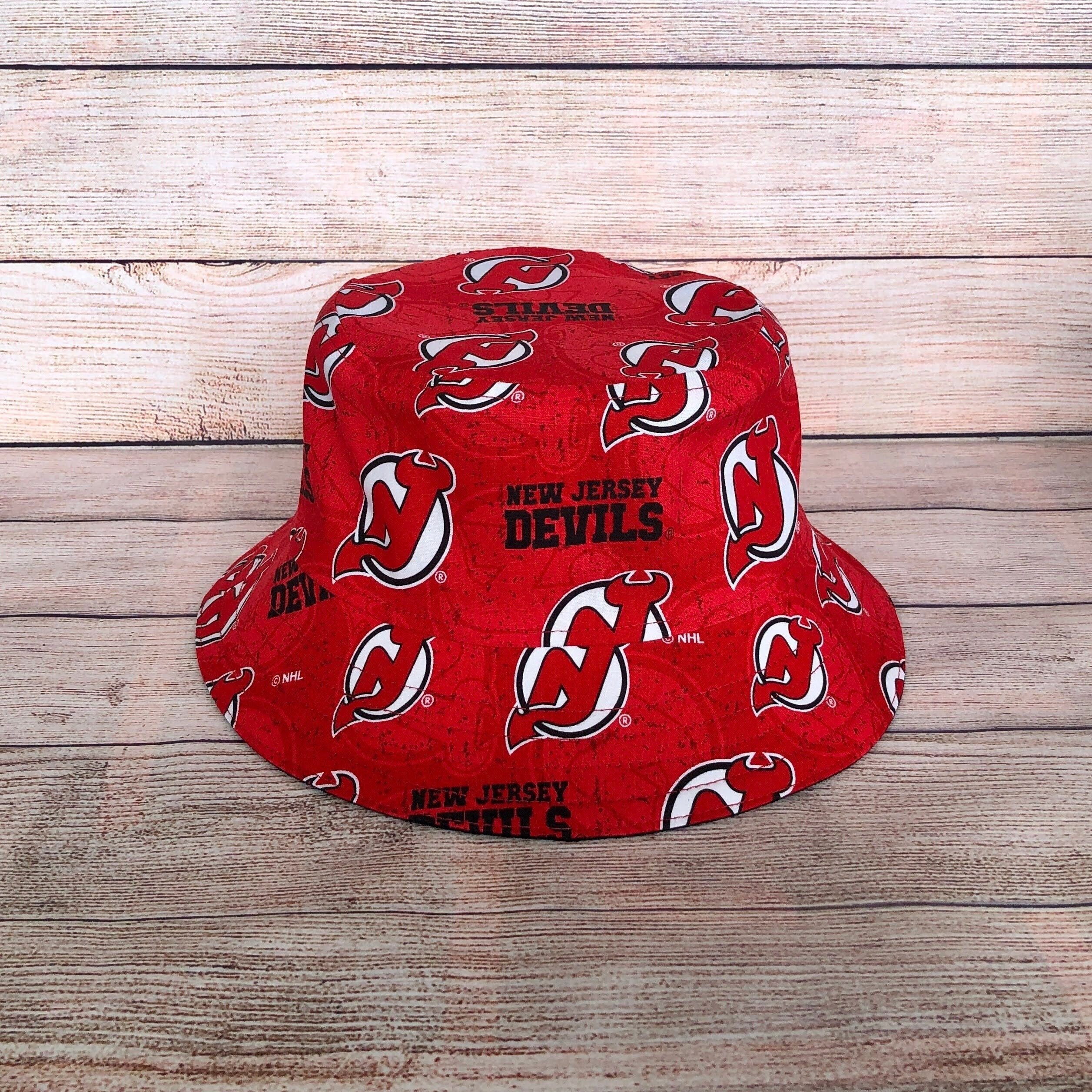 New Jersey Devils Patch Hat - Leatherette - Richardson 112 cap - Hockey  Gift for Him