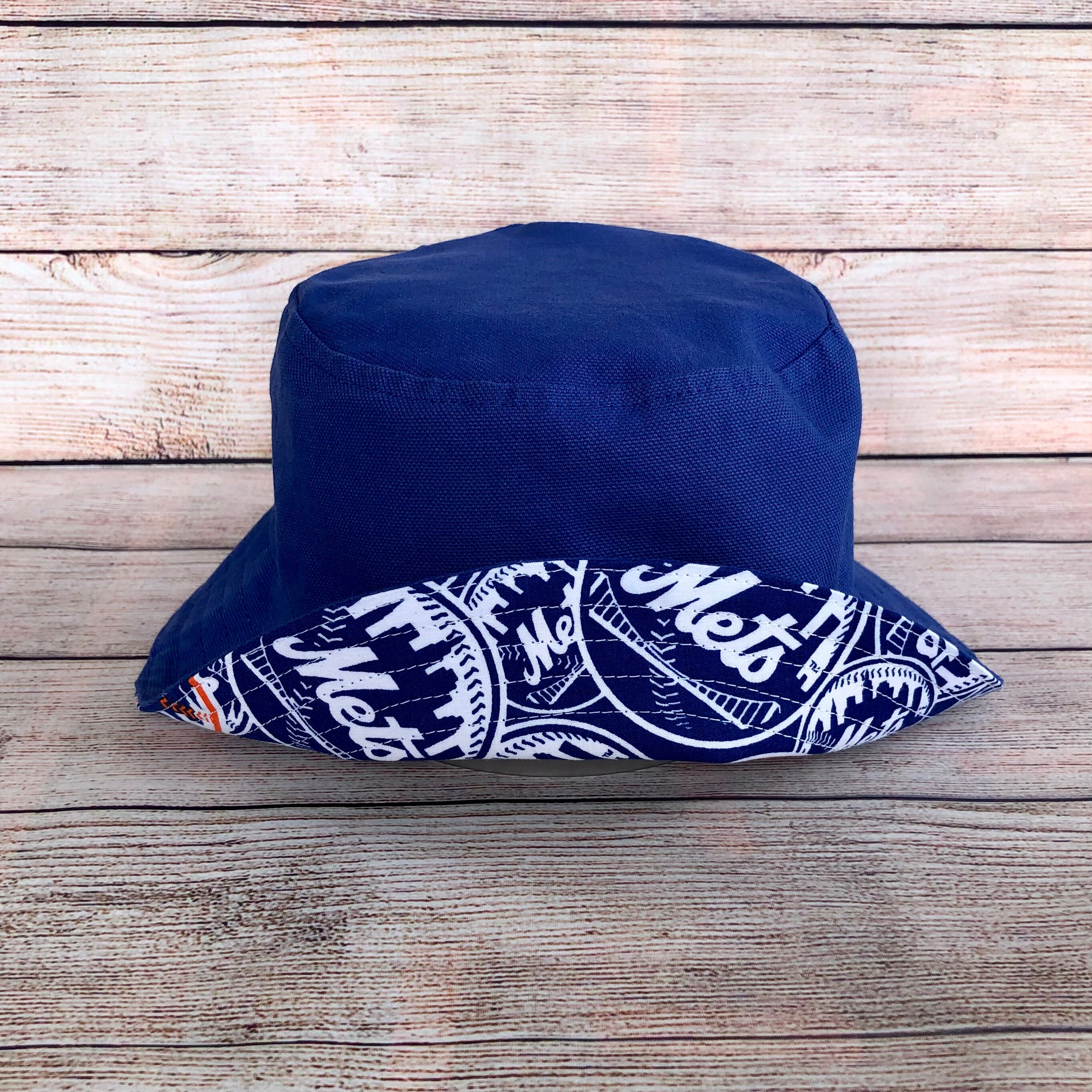 Adult Bucket Hat New York Mets MLB Sports Team Baseball Etsy