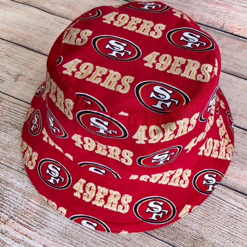 Bucket Hat - San Francisco 49ers, NFL Hat, Reversible Cotton Hat ...