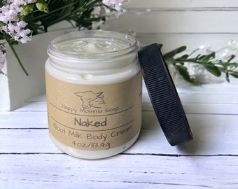 Goat Milk Hand & Body Cream, Goat Milk Body Butter, You Pick the Scent and Size!