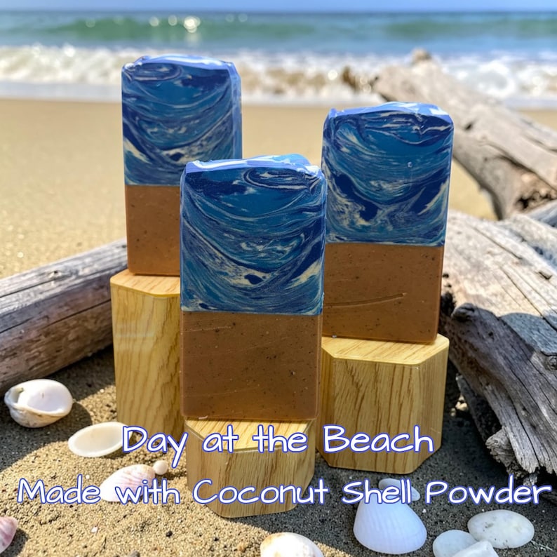 Grass-Fed Beef Tallow,Lard, Shea Butter, Fresh Goat Milk Soap Bars, HUGE 6 oz. Lotion like Lather, Scent Description Below image 8