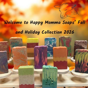 Seasonal Goat Milk Artisan Bath Soap, handmade cold process soap bars, skin cleaning bars, body soap, 4 Ounces.