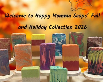 Seasonal Goat Milk Artisan Bath Soap, handmade cold process soap bars, skin cleaning bars, body soap, 4 Ounces.
