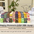 Goat Milk Artisan Bath Soap, Handmade Cold Processed Soap Bars,Skin Cleaning Bars,Body Soap, 4 Ounces, Scent Descriptions Below